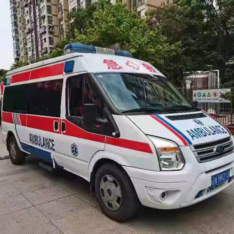 梁园长途救护车护送病人返乡